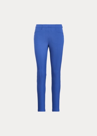 Pantalones Ralph Lauren Mujer Azul Rey Azul Marino - Stretch Golf - DFJCT8673